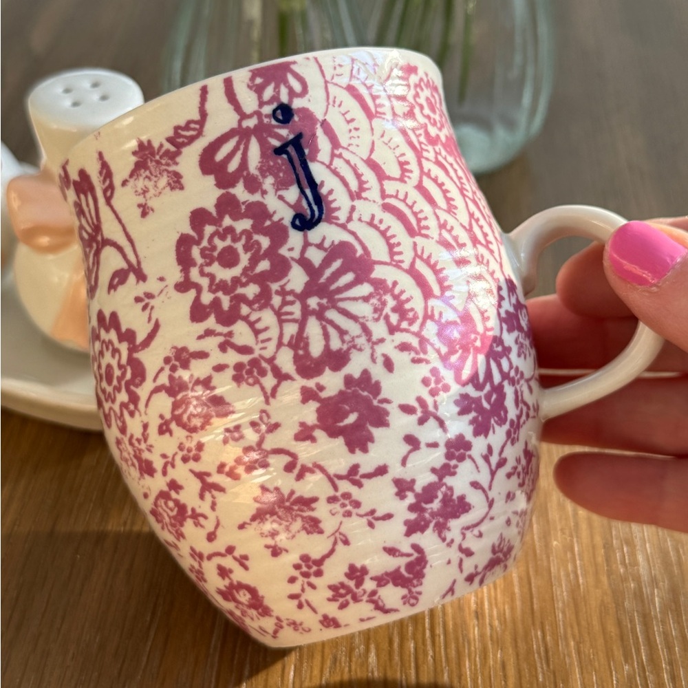 Anthropologie Monogram Mug